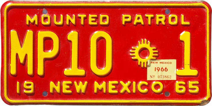 U.S. State of New Mexico HONORARY Mounted Patrol LIEUT. 実物バッジ